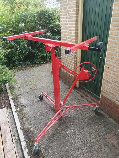 Te huur gipsplatenlift en vanaf Euro 20 ,- per dag, Doe-het-zelf en Verbouw, Lieren en Takels, Zo goed als nieuw, Ophalen