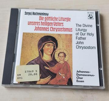 Rachmaninov Die Gottliche Liturgie Johannes Chrystostomus CD beschikbaar voor biedingen