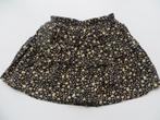 ZARA Rok met broekje Zwart met beige bloemen Mt 128, Meisje, Ophalen of Verzenden, Zo goed als nieuw, Zara