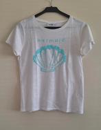 Wit t-shirt maat 164, Meisje, Ophalen of Verzenden, Zo goed als nieuw, Shirt of Longsleeve