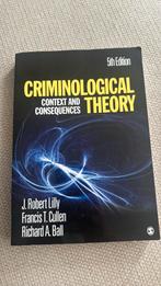 Criminological theory: context and consequences, Ophalen of Verzenden, Beta, Zo goed als nieuw, WO