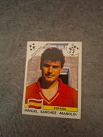 Panini sticker WK 90 Italia. Manuel Sanchez Manolo Spanje., Verzenden, Zo goed als nieuw, Sticker