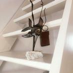 vintage maanvis op steen, Ophalen of Verzenden, Huis en Inrichting