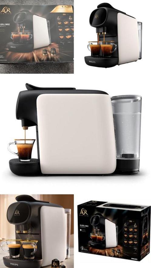 L'or barista sublime compact satin blanc nieuw in de doos, Witgoed en Apparatuur, Koffiezetapparaten, Nieuw, Koffiepads en cups