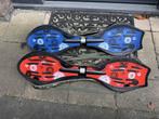 Waveboard | Rood en Blauw | Handig opberg-/meeneem hoes, Ophalen of Verzenden, Gebruikt, Waveboard