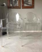 4x Kartell Ghost stoelen van Philip Starck, Vier, Kunststof, Gebruikt, Ophalen