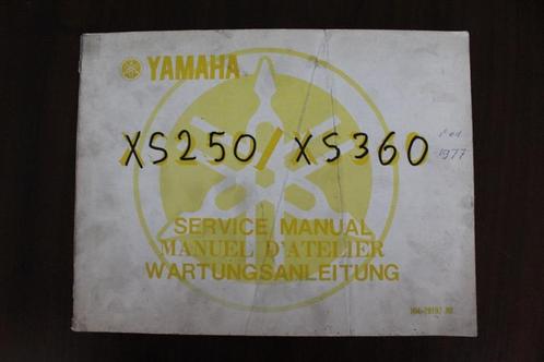 Yamaha XS250 XS360 1977 motorcycle service manual XS 250 360, Motoren, Handleidingen en Instructieboekjes, Yamaha, Ophalen of Verzenden