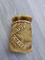 Spaarpot juten zak aardewerk Santos koffie, Ophalen of Verzenden, Zo goed als nieuw