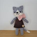 Gehaakte kat Satuki knuffel, Ophalen of Verzenden, Nieuw, Haken, Overige typen