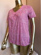 Roze-wit t-shirt, top, Gerry Weber, bloezend, mt. 36, Ophalen of Verzenden, Zo goed als nieuw, Korte mouw, Roze