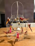 Hanglamp Kinderkamer Dutch Dilight wit met vogeltjes, Ophalen of Verzenden, Zo goed als nieuw, Metaal, Minder dan 50 cm