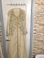 Prachtige Marokkaanse Kaftan met Riem, Kleding | Dames, Jurken, Maat 38/40 (M), Beige, N.v.t., Ophalen of Verzenden