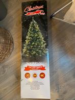 Super mooie kerstboom 2.10 m met verlichting en mand, Ophalen of Verzenden, Zo goed als nieuw