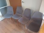 Eetkamer stoelen, 4st, Jonstrup Grijs/Eiken, Jysk, Ophalen, Zo goed als nieuw, Grijs, Hout