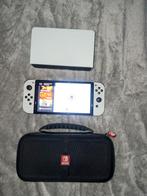 Nintendo switch oled+opberg doos+2 joycons + controler lader, Overige genres, 1 speler, Ophalen of Verzenden, Zo goed als nieuw