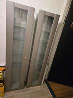 2x hang vitrines kasten met licht, Ophalen of Verzenden, Gebruikt, 25 tot 50 cm, Glas