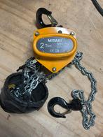 2 tons ketting takel Mitari, Doe-het-zelf en Verbouw, Ophalen of Verzenden