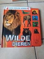 Wilde Dieren - Zien, Voelen, Horen (Zo Goed Als Nieuw), Ophalen of Verzenden, Zo goed als nieuw, Onbekend, Uitklap-, Voel- of Ontdekboek
