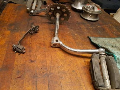 Puch Maxi trapperstel + kettinggeleider, Fietsen en Brommers, Brommeronderdelen | Snorfietsen, Gebruikt, Overige merken, Ophalen