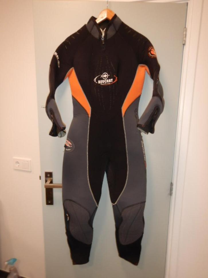 Duikpak Beuchat, Focea comfort , 7 mm, Watersport en Boten, Duiken, Gebruikt, Duikpak, Ophalen of Verzenden