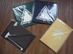 set van 4 pakjes Papicolor kaarten + enveloppen Kerst, Ophalen of Verzenden, Nieuw, Kerst, Blanco kaart of Basiskaart