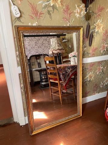 Vintage facet geslepen spiegel Doberal Zelhem gouden lijst beschikbaar voor biedingen