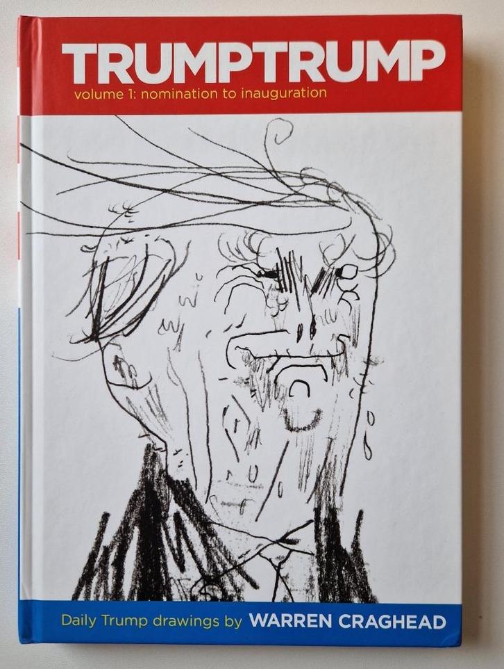 TRUMP TRUMP HC Daily Trump Drawings Warren Craghead, Boeken, Stripboeken, Gelezen, Eén stripboek, Ophalen of Verzenden