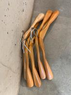 Partiij Kledinghangers hout - shirt en broekhangers, Kleding | Dames, Kledinghangers, Ophalen, Gebruikt, Hout, Volwassenen