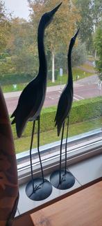 2 Vogels zwart staal, Ophalen of Verzenden, Zo goed als nieuw