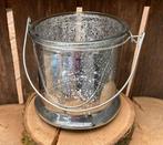 WINDLICHT ZILVER SPATTER RECHT HOOG 12 CM NIEUW, Overige kleuren, -, -, Nieuw