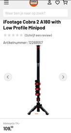 Ifootage Cobra 2 A180 statief, Audio, Tv en Foto, Ophalen, Zo goed als nieuw, Minder dan 150 cm, Overige typen