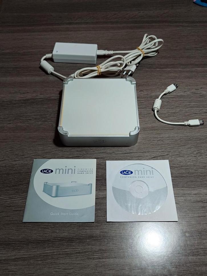 LaCie Mini 250GB FireWire harde schijf voor Mac Mini, Computers en Software, Harde schijven, Gebruikt, Desktop, Extern, HDD, Firewire