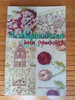 A. Meulenbelt-Nieuwburg - Merklapmotieven en hun symboliek, Verzenden, Zo goed als nieuw, Tekenen en Schilderen, A. Meulenbelt-Nieuwburg