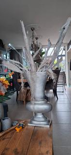 Mooie grote zware vaas met decoratie, Overige materialen, Overige kleuren, Ophalen of Verzenden, Zo goed als nieuw