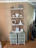 Decoratieve boekenkast / stellingkast van steigerhout., Huis en Inrichting, Ophalen, Zo goed als nieuw, 25 tot 50 cm, 50 tot 100 cm