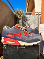 Nike Air Max 90 SI “Olympic” Midnight Navy / Varsity Red, Ophalen, Gedragen, Blauw, Sneakers of Gympen