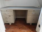 Vintage Ahrend stalen bureau - jaren '60/'70, Huis en Inrichting, Bureaus, Ophalen, Gebruikt, Bureau
