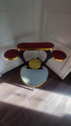 Vintage formica plantentafel etagère, Overige materialen, Retro Vintage, Rond, Ophalen of Verzenden