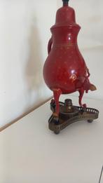 Kraantjespot bordeaux rood, Antiek en Kunst, Antiek | Tin, Ophalen