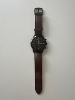 Fossil Townsman FS5437 Bruin Herenhorloge, Sieraden, Tassen en Uiterlijk, Horloges | Heren, Overige merken, Leer, Staal, Polshorloge