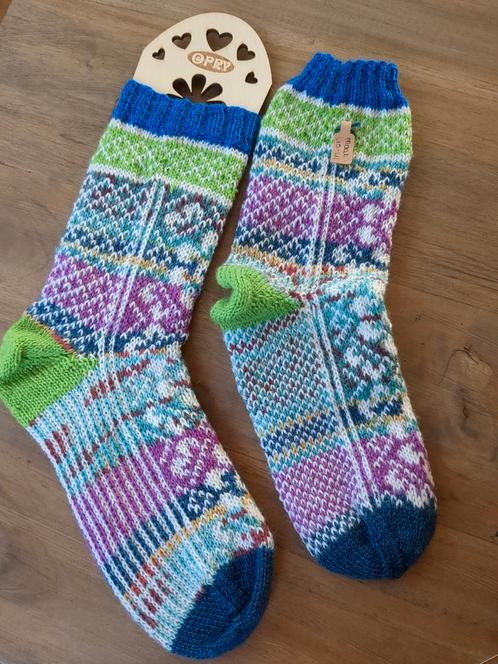 Handgebreide Sokken - Kleurrijk en Warm, Kleding | Dames, Sokken en Kousen, Nieuw, Sokken en Kniesokken, Maat 39 t/m 42, Overige kleuren