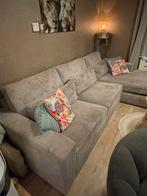 Mooie Hoekbank ribstof  - Comfortabel en Stijlvol!, Huis en Inrichting, 100 tot 125 cm, Hoekbank, 300 cm of meer, Ophalen of Verzenden