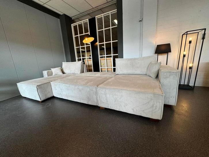 Hoekbank met slaapfunctie, koudschuim vullingen!, Huis en Inrichting, Banken | Complete zithoeken, Nieuw, Ophalen of Verzenden