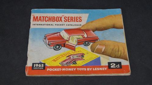 Lesney Matchbox Pocket Catalogus uit 1963!!, Hobby en Vrije tijd, Modelauto's | Overige schalen, Gebruikt, Overige typen, Ophalen of Verzenden