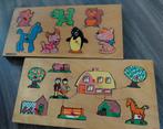 houten puzzels, Ophalen, Minder dan 10 stukjes, Gebruikt, 6 maanden tot 2 jaar