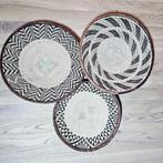 Set Van 3 Geweven Muur Mand | 30cm| 35cm| 35cm | Afrikaanse, Nieuw, Rond, Mand, Ophalen of Verzenden