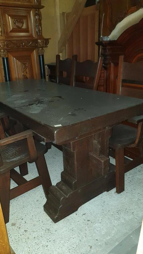 Zware kwaliteit klooster kasteel Eetkamers, Antiek en Kunst, Antiek | Meubels | Tafels, Ophalen