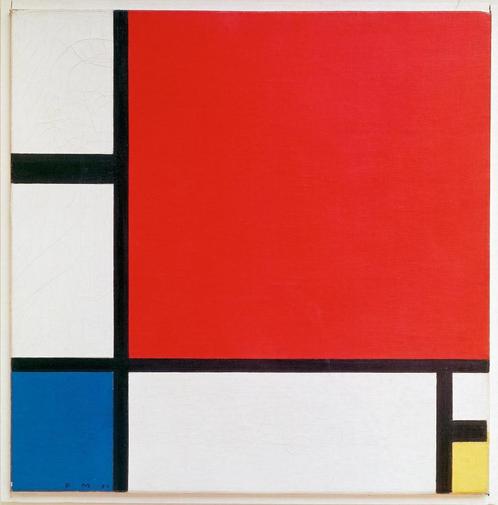 Prachtige reproducties van Mondriaan op canvas, Antiek en Kunst, Kunst | Schilderijen | Klassiek, Verzenden