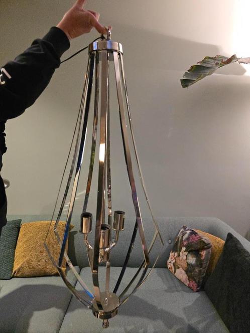 Hanglamp Rofra Homenieuw nikkel design adviesprijs 520 euro, Huis en Inrichting, Lampen | Hanglampen, Nieuw, 75 cm of meer, Overige materialen