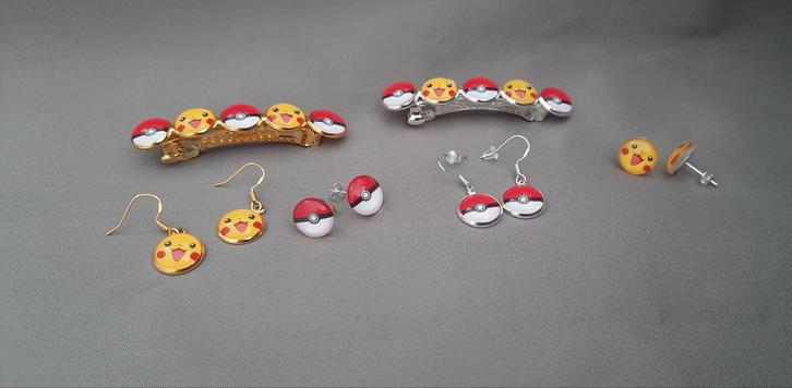 Pokémon Haarspeld & Oorbellen Set, Kinderen en Baby's, Kindermode-accessoires, Nieuw, Ophalen of Verzenden